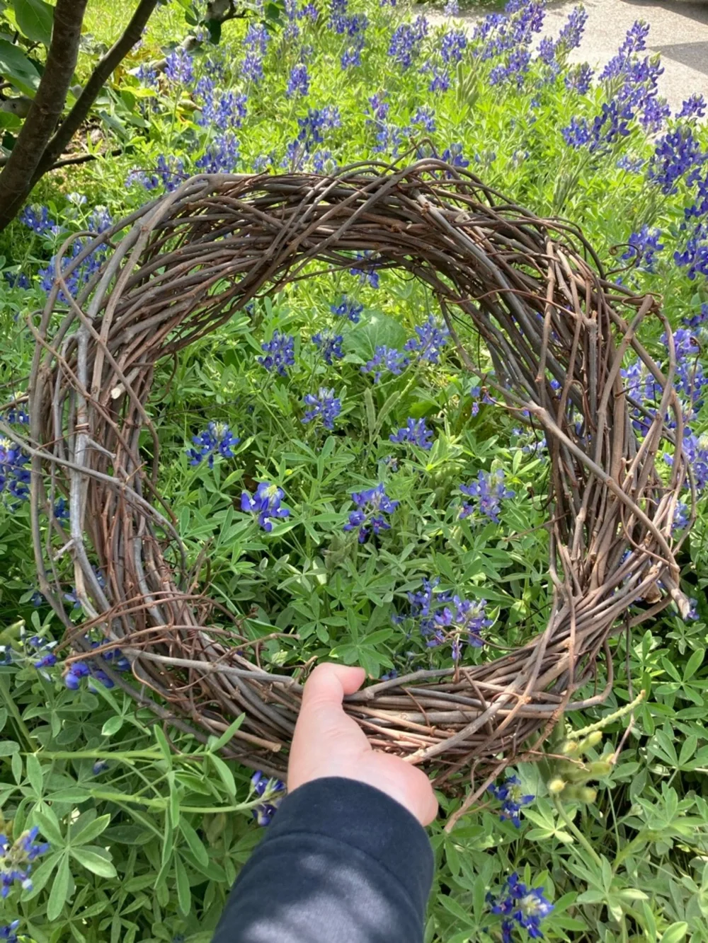 16” Grapevine Wreath Base - Rustic Home Holiday Decor For DIY Crafting